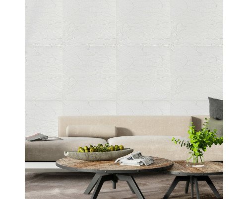 Панель 3D WHITE 700*700*6mm (D) SW-00001948