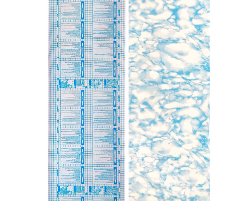 Самоклеющаяся пленка голубой мрамор 0,45х10м SW-00000815