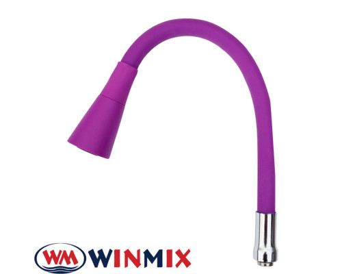 Гусак силіконовий гнучкий Winmix "Дзвіночок" Purple (фіолетовий)
