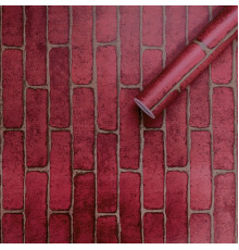 Самоклеющаяся пленка красный кирпич 0,45х10м SW-00001269