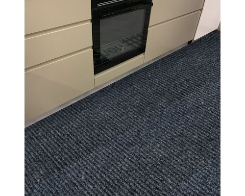 Самоклеящаяся плитка под ковролин темно-серая 300х300х4,5мм SW-00001420