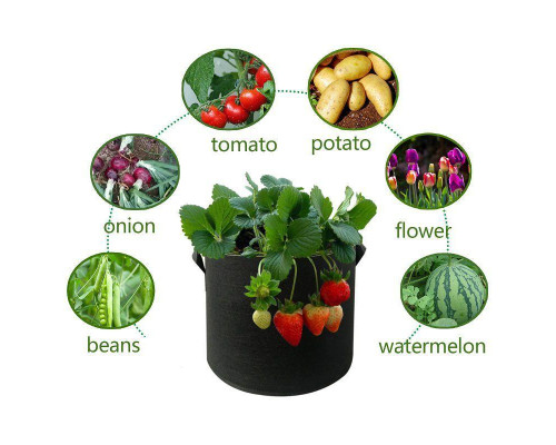 Набор клумб-вазонов (5шт) для выращивания огурцов, томатов, зелени, цветов Чудо клумба 30*30см