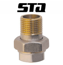 Зганяння американка пряма нікельована STA d1 1/2", Україна