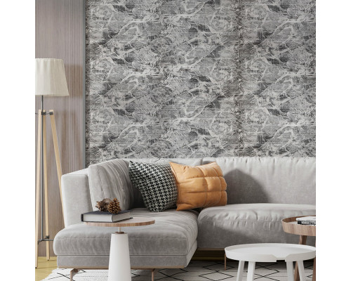 R061-2-20 Панель стінова у рулоні 3D 700мм*19,6м*2мм мармур чорний (D) SW-00002279