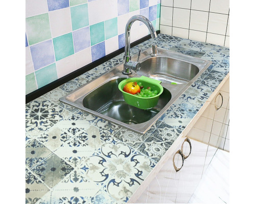 Самоклеющаяся пленка оливковый орнамент 0,45х10м SW-00001232