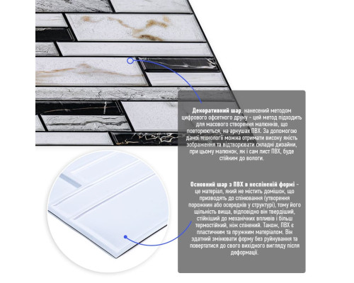 Декоративна ПВХ панель 960*480*4мм SW-00001776