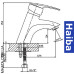 Смеситель для умывальника HAIBA AGAT (Chr-001)