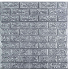 Панель стеновая 3D 700х770х2мм СЕРЕБРО (D) SW-00001908