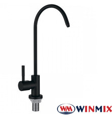 Однокран для питної води чорний WINMIX Mono SUS 07 Black (нержавіюча сталь)