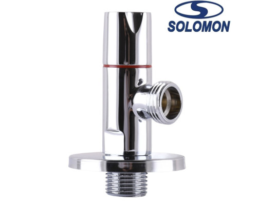 Кран напівоборотний кутовий Solomon 9081 1/2*1/2, Польща.