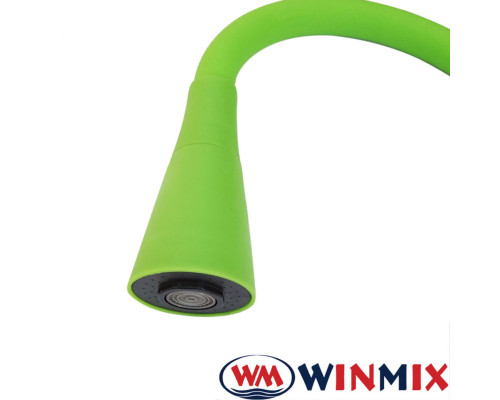 Гусак силіконовий гнучкий Winmix "Дзвіночок" Green (зелений)