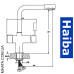 Змішувач для кухні Вухо HAIBA HANS Chr-021 з додатковим краном під осмос