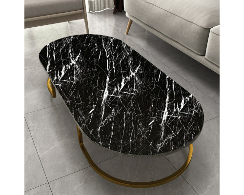 Самоклеющаяся пленка черный мрамор классический 0,45х10мх0,07мм SW-00001281