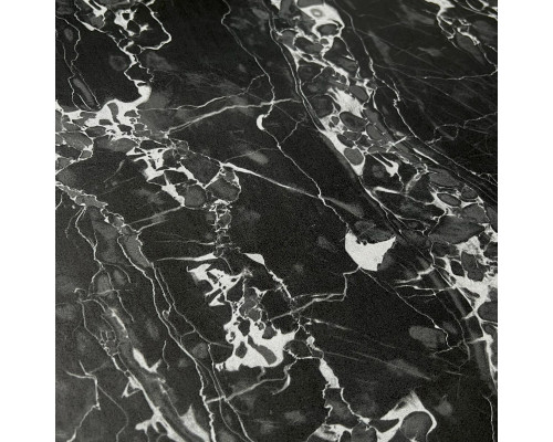 Самоклеющаяся пленка черный мрамор с белым 0,45х10мх0,07мм SW-00001280