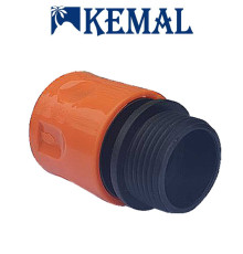Конектор різьбовий із зовнішнім різьбленням 3/4 для шланга Kemal M1032, Туреччина