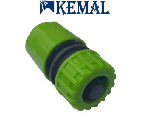 З'єднувач 1/2-5/8 для шланга з аквастопом Kemal M6003, Туреччина