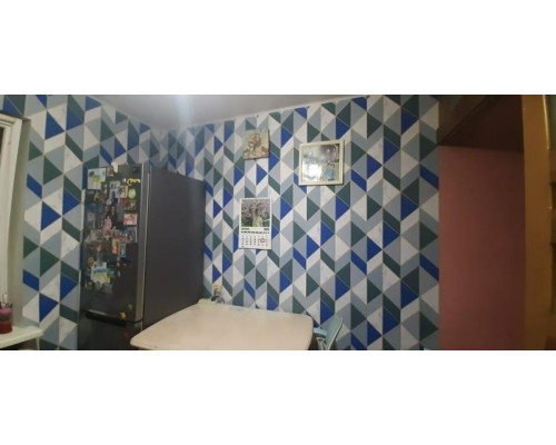 Самоклеющаяся пленка синие треугольники 0,45х10м SW-00001224