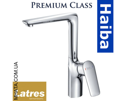 Змішувач для кухні Вухо HAIBA LATRES ATRIO (Chr-018)