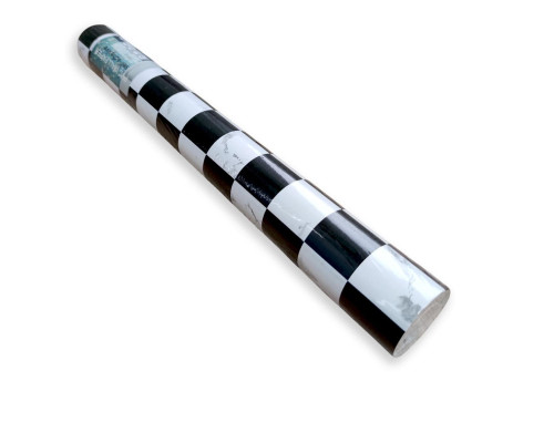 Самоклеющаяся пленка шахматы мрамор 0,45х10м SW-00001446