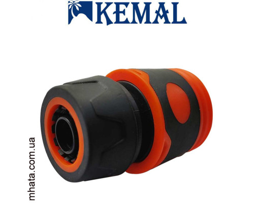 Конектор прогумований 1/2-5/8 для шлангу Kemal M3004, Туреччина