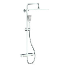 Душевая колонна c термостатическим смесителем KB-53011-01 (Цвет хром, лейка 30*20), Чехия