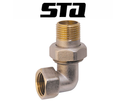 Зганяння американка кутова нікельована STA d3/4", Україна