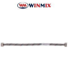 Шланг для підключення води ГГ 1/2" 120 см, Winmix нерж.