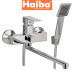 Змішувач для ванни довгий ніс HAIBA Kubus EURO (Chr-006)
