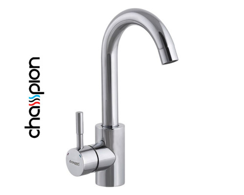 Смеситель для умывальника Champion SUS 001-C Chrome с нерж. стали хромированные (Chr-001)