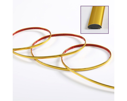 D-образный молдинг 3m*8mm*4mm ЗОЛОТО (D) SW-00001551