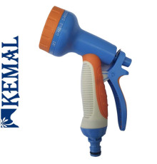 Поливальний пістолет 10 режимів, пластик прогумований Kemal LUX P5010, Туреччина