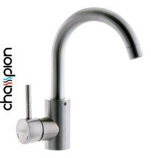 Змішувач для умивальника Champion SUS 001-C з нерж. сталі (Chr-001)