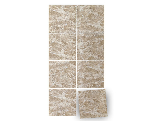 Декоративная ПВХ плита кремовый мрамор 1,22х2,44мх3мм SW-00001398