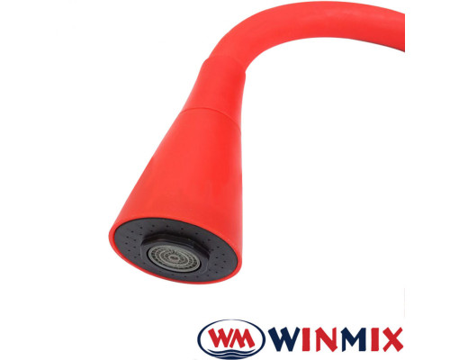 Гусак силіконовий гнучкий Winmix "Дзвіночок" Red (червоний)