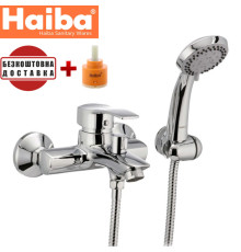 Змішувач для ванни короткий ніс HAIBA ONIX EURO (Chr-009)