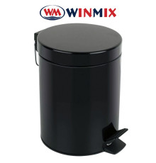Ведро для мусора черное Winmix Plain MB0103 Black (3 л)