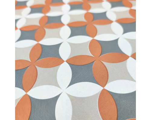 Самоклеющаяся пленка оранжевые цветы 0,45х10м SW-00001220