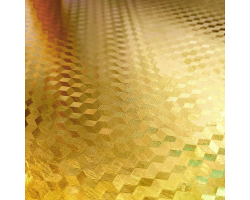 Самоклеюча плівка 3д куби золото 0,40х10м SW-00000792