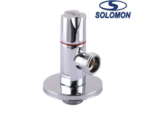 Кран напівоборотний кутовий Solomon 9081 1/2*1/2, Польща.