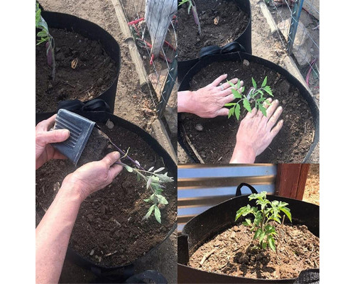 Набор клумб-вазонов (5шт) для выращивания огурцов, томатов, зелени, цветов Чудо клумба 30*30см