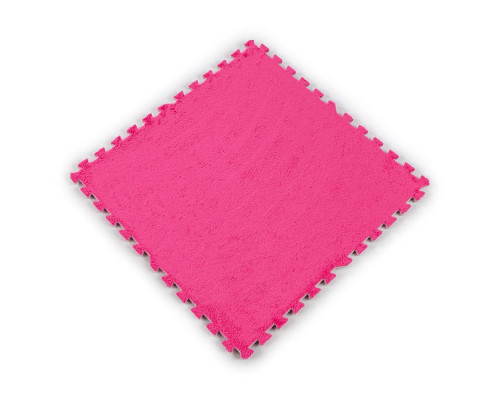 Підлога-пазл плюшевий РОЖЕВИЙ 60*60*1cm (D) SW-00002093