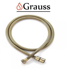 Шланг для душу, обплетення з нержавіючої сталі 150 см (Колір бронзи), KB-0801-150-09, Grauss Чехія