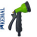 Поливальний пістолет 8 режимів, пластик латунний шток Kemal P5009, Туреччина
