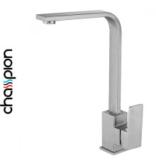 Змішувач для кухні Вухо Champion KUB з нерж. сталі (Chr-011)