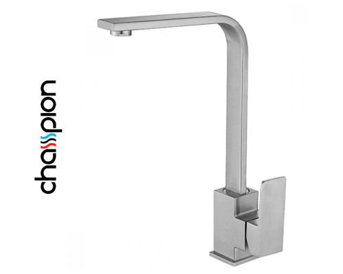 Змішувач для кухні Вухо Champion KUB з нерж. сталі (Chr-011)