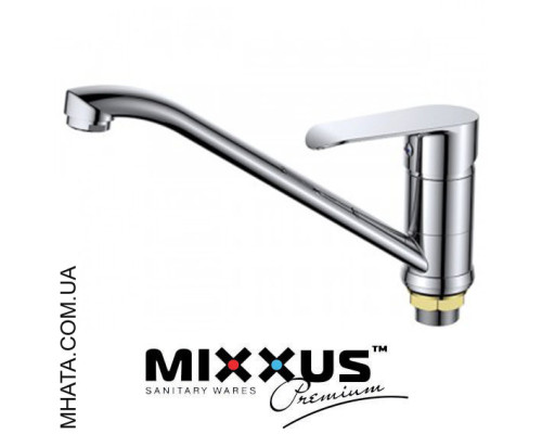 Смеситель для кухни елка на гайке 25см Mixxus Colorado (Chr-555)