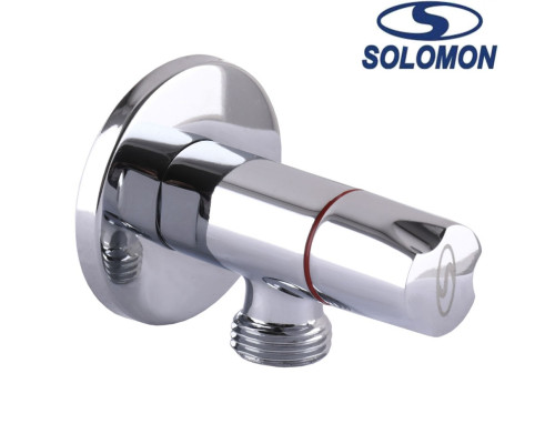 Кран напівоборотний кутовий Solomon 9081 1/2*1/2, Польща.