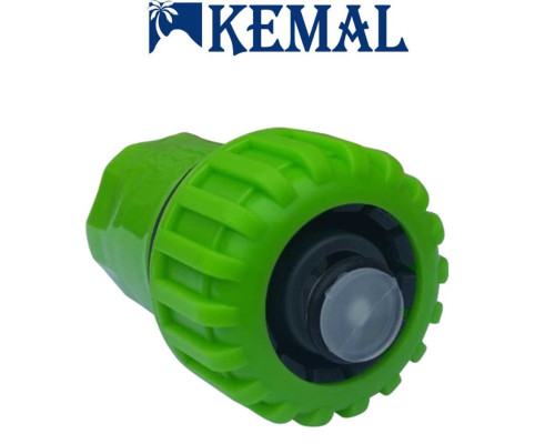Коннектор 3/4 с аквастопом для шланга Kemal M1027, Турция