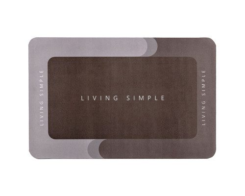 Вологопоглинаючий килимок "Living Simple" 38*58CM*3MM (D) SW-00001572