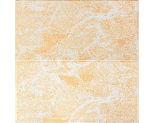 Самоклеющаяся 3D панель персиковый мрамор 700х700х4мм SW-00001343